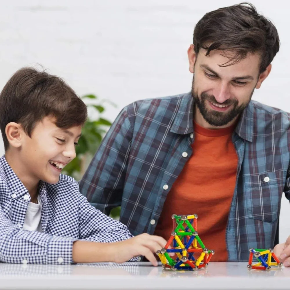 Magnetic Building Stick Blocks STEM Toy Set 30pc